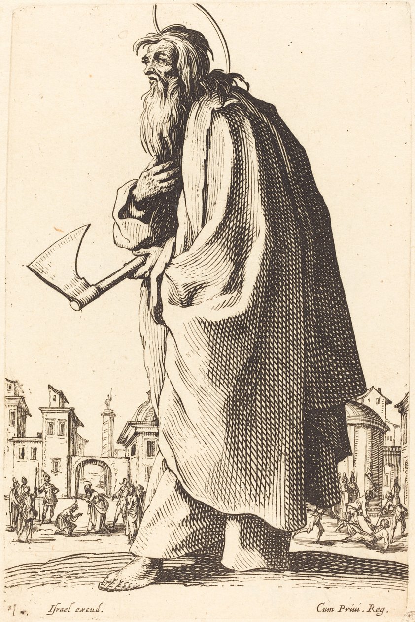 Heiliger Thaddäus von Jacques Callot