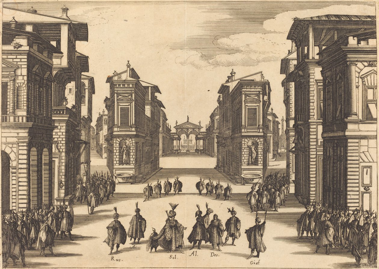 Solimano, Akt IV von Jacques Callot