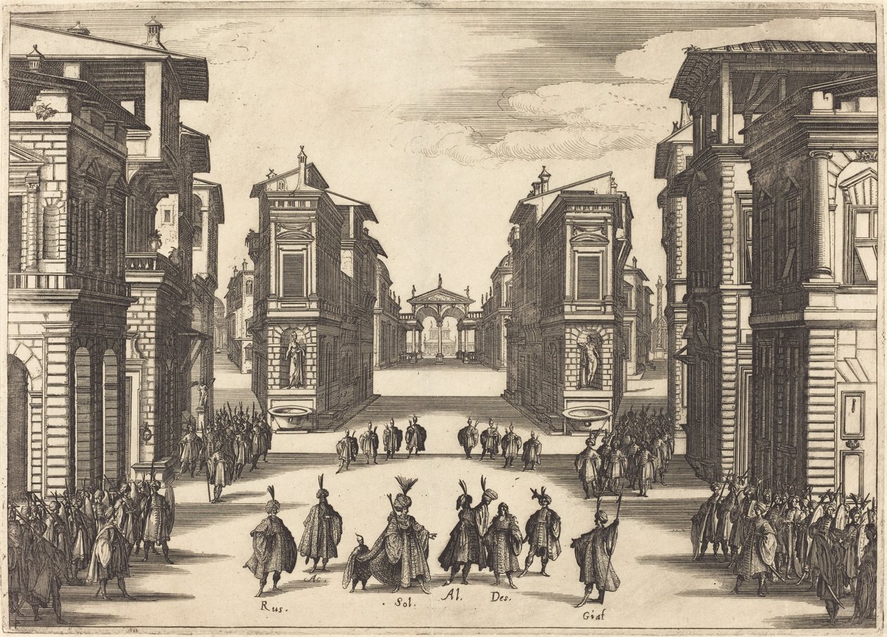 Solimano, Akt IV von Jacques Callot