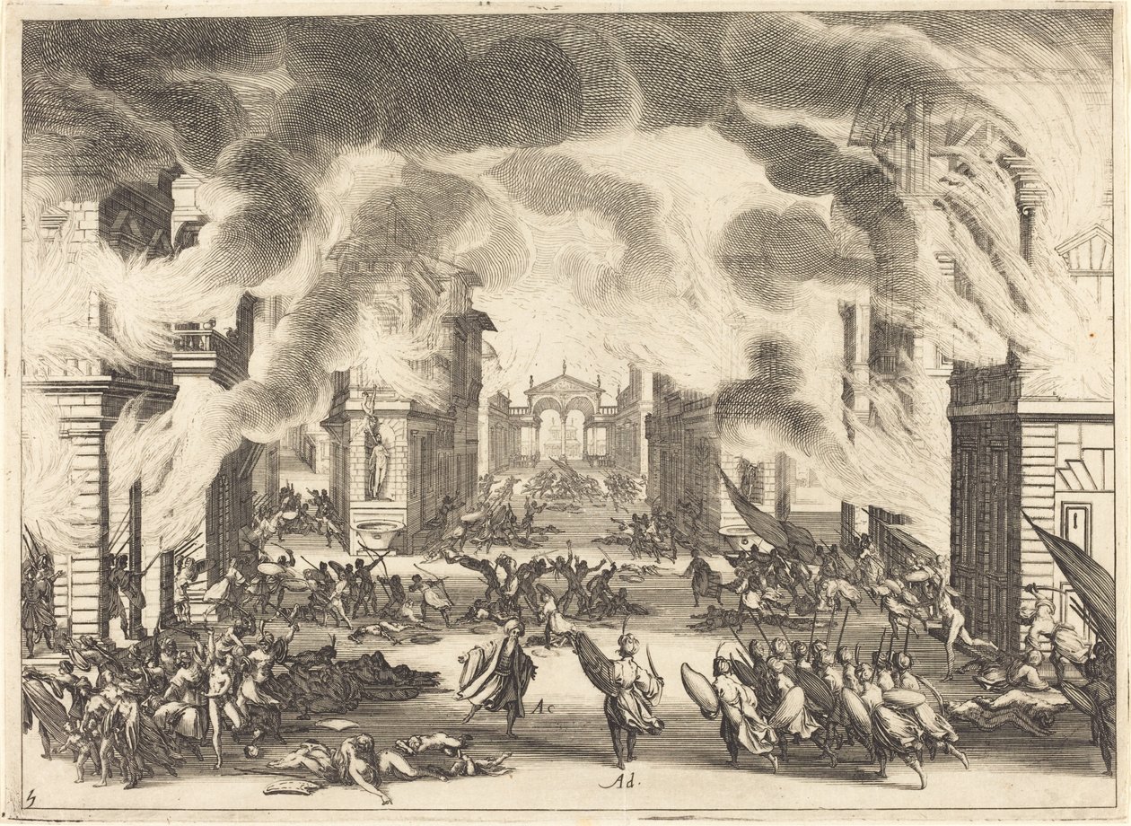 Solimano, Akt V von Jacques Callot