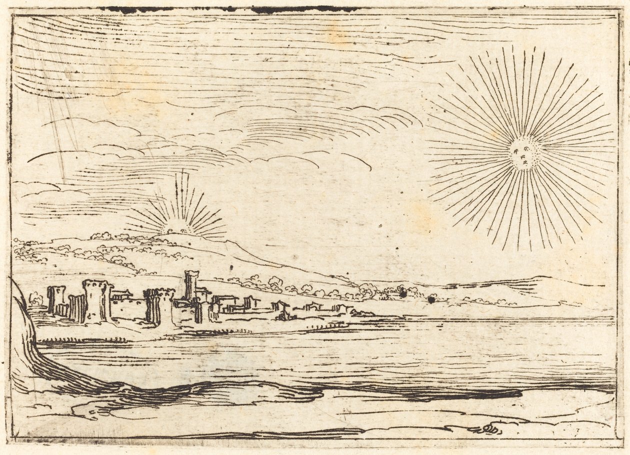 Sonnenaufgang, 1628 von Jacques Callot