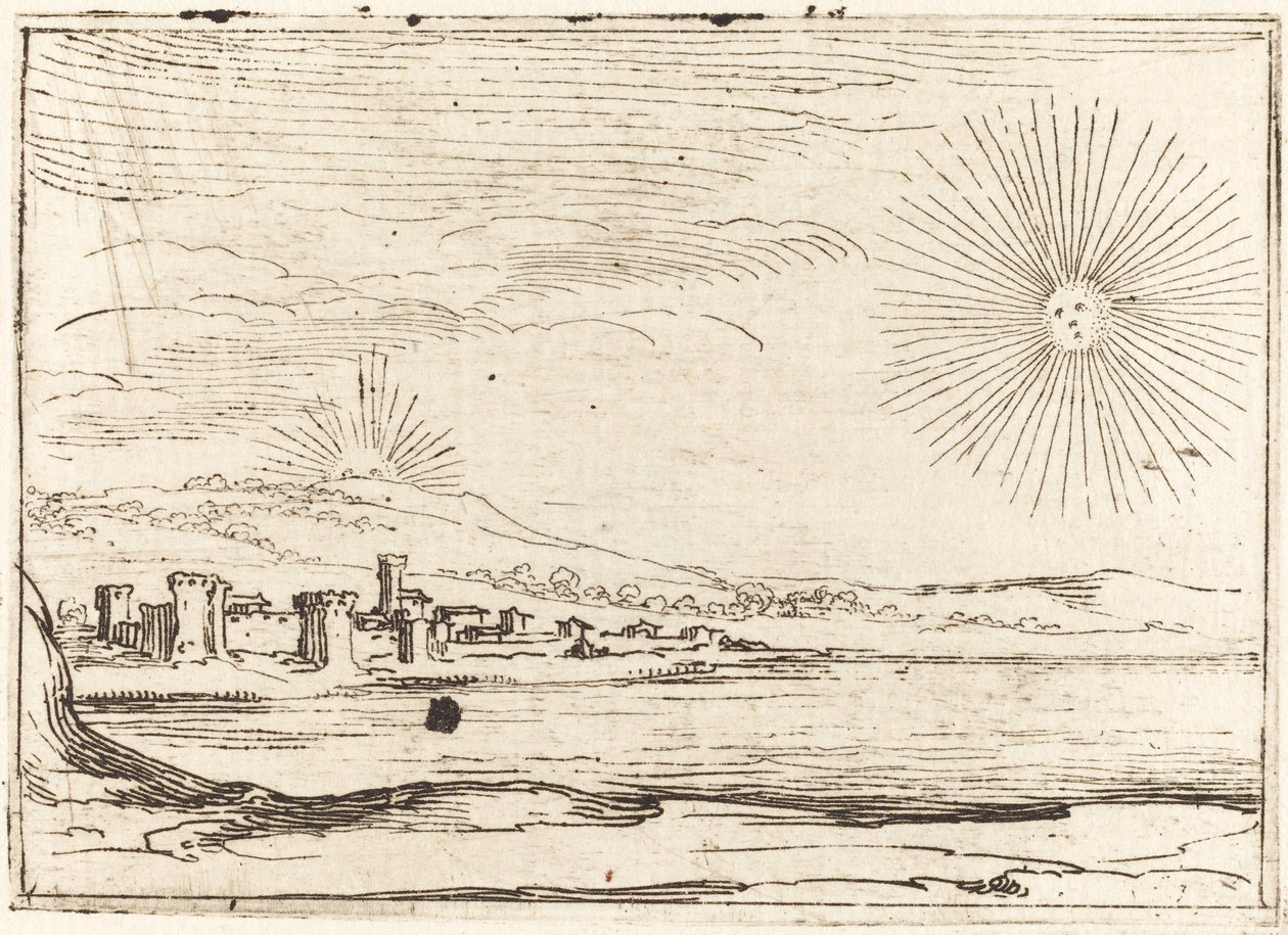 Sonnenaufgang, 1628 von Jacques Callot
