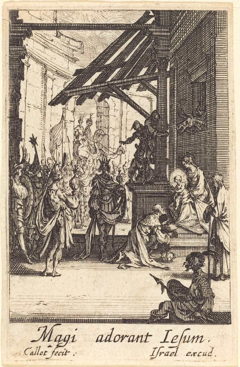 Die Anbetung der Könige von Jacques Callot