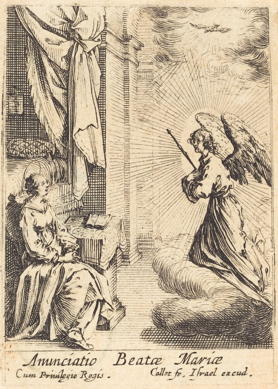 Die Verkündigung von Jacques Callot