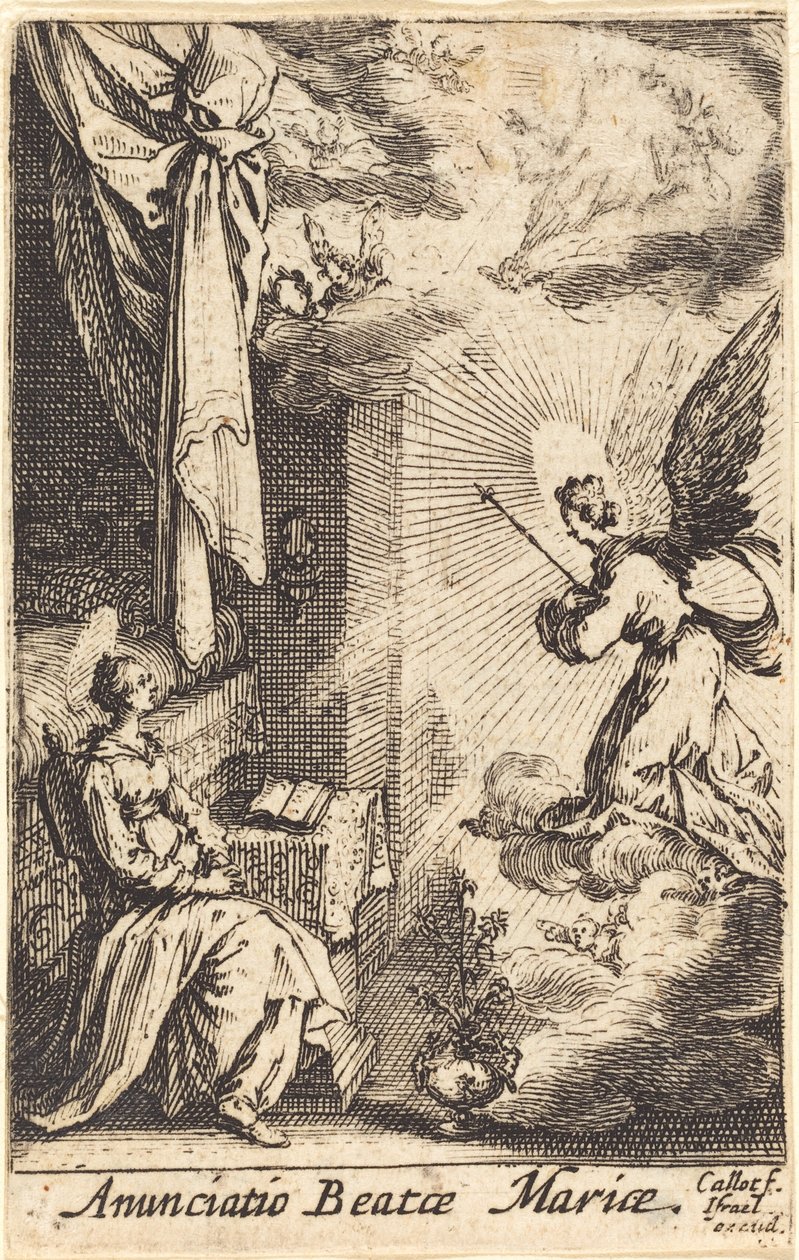 Die Verkündigung von Jacques Callot