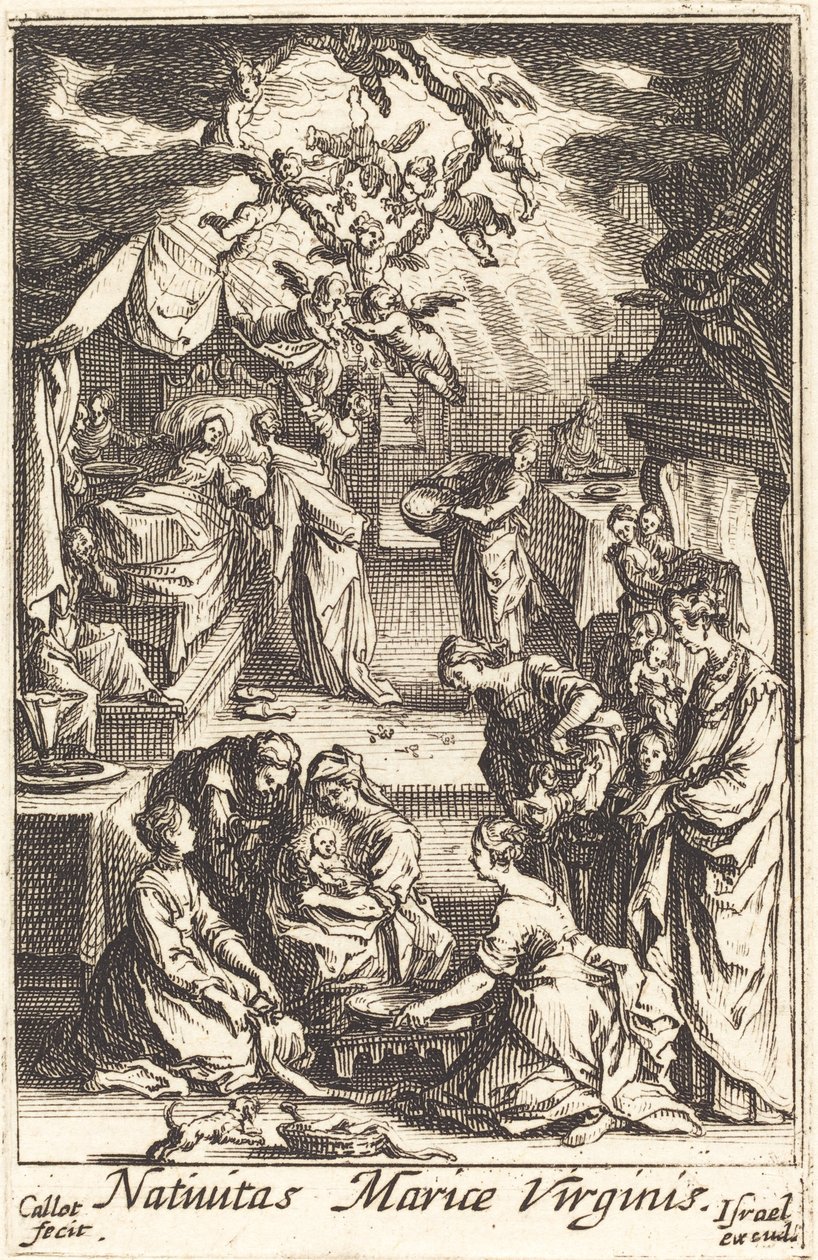 Die Geburt der Jungfrau von Jacques Callot