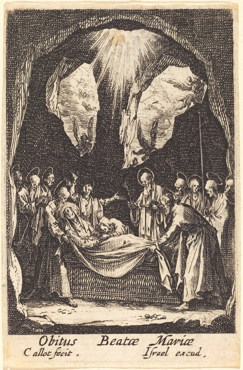 Das Begräbnis der Jungfrau von Jacques Callot