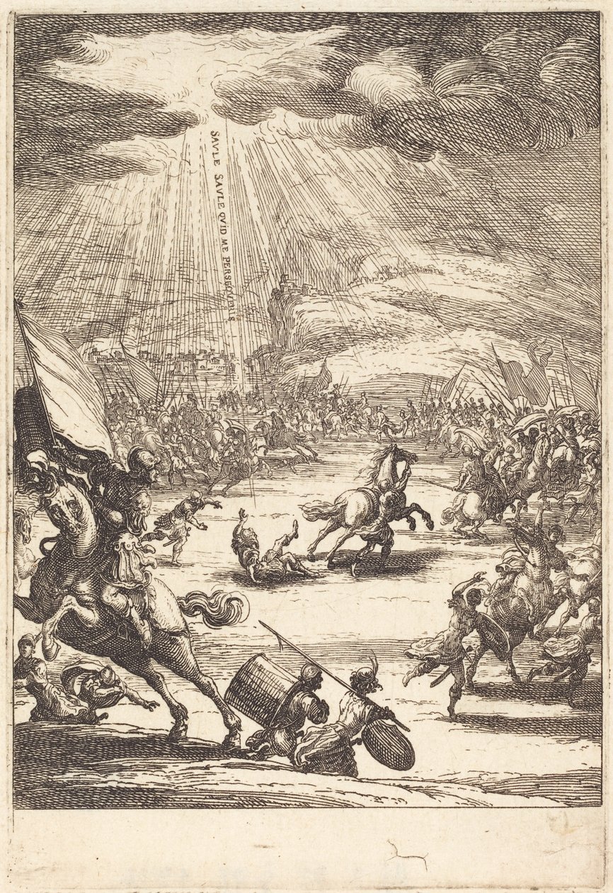Die Bekehrung des heiligen Paulus von Jacques Callot