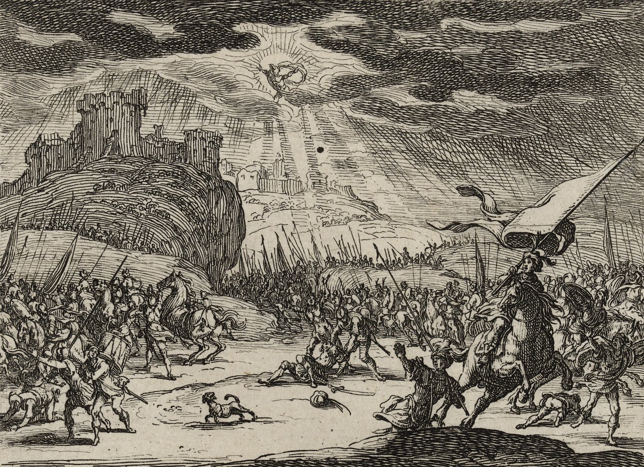 Die Bekehrung des Paulus, 1635 von Jacques Callot