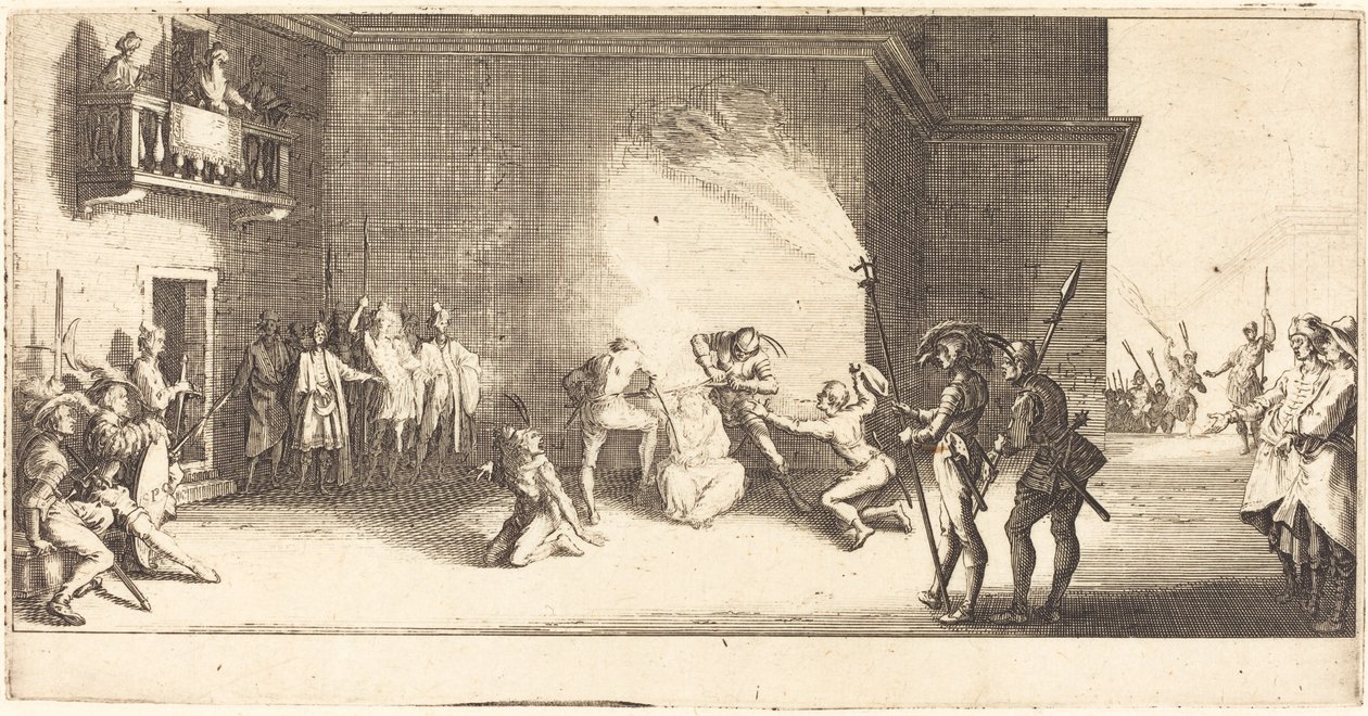 Die Krönung mit Dornen von Jacques Callot