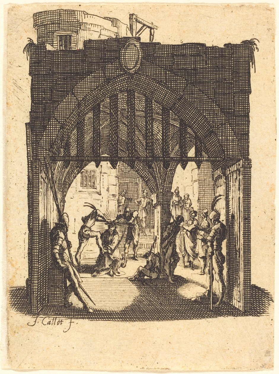 Die Krönung mit Dornen von Jacques Callot