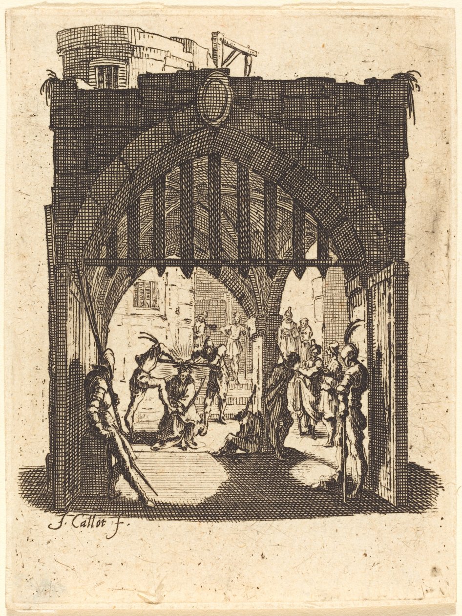 Die Krönung mit Dornen von Jacques Callot