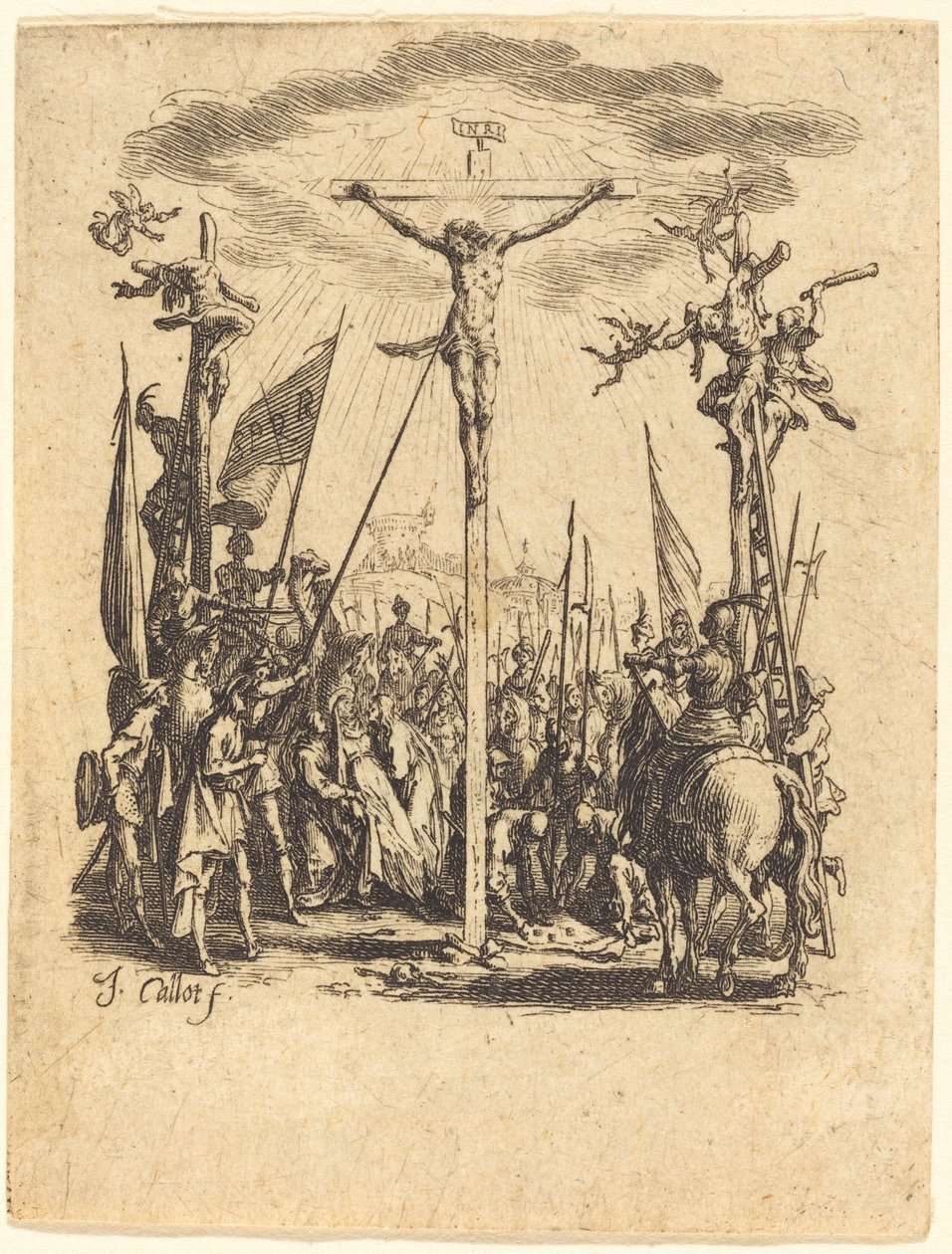 Die Kreuzigung von Jacques Callot