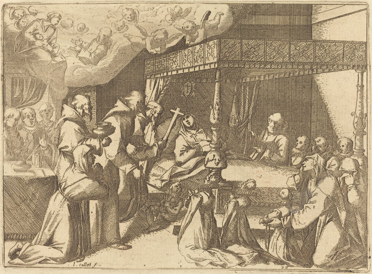 Der Tod der Königin von Jacques Callot