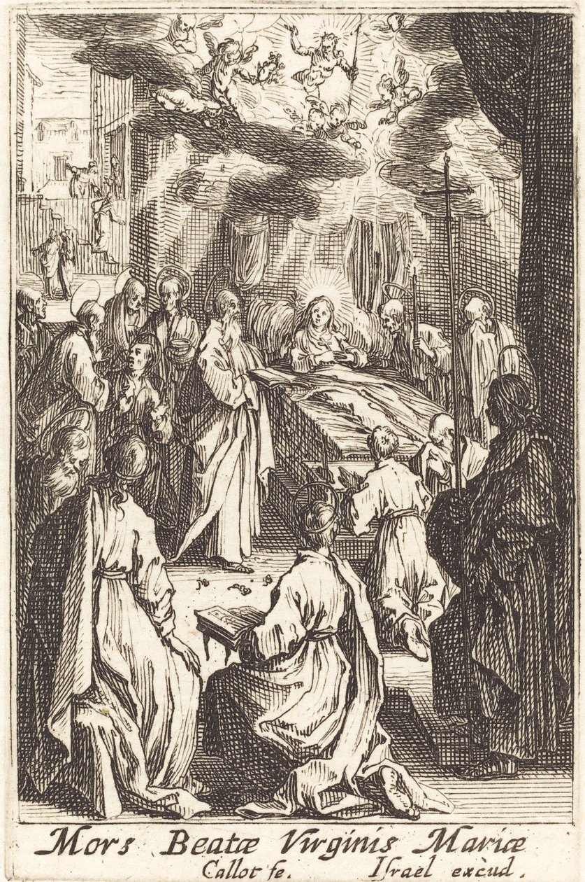 Der Tod der Jungfrau von Jacques Callot