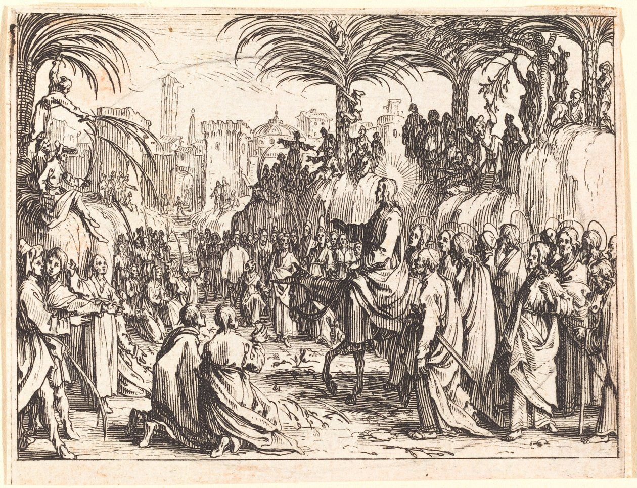 Der Einzug in Jerusalem von Jacques Callot
