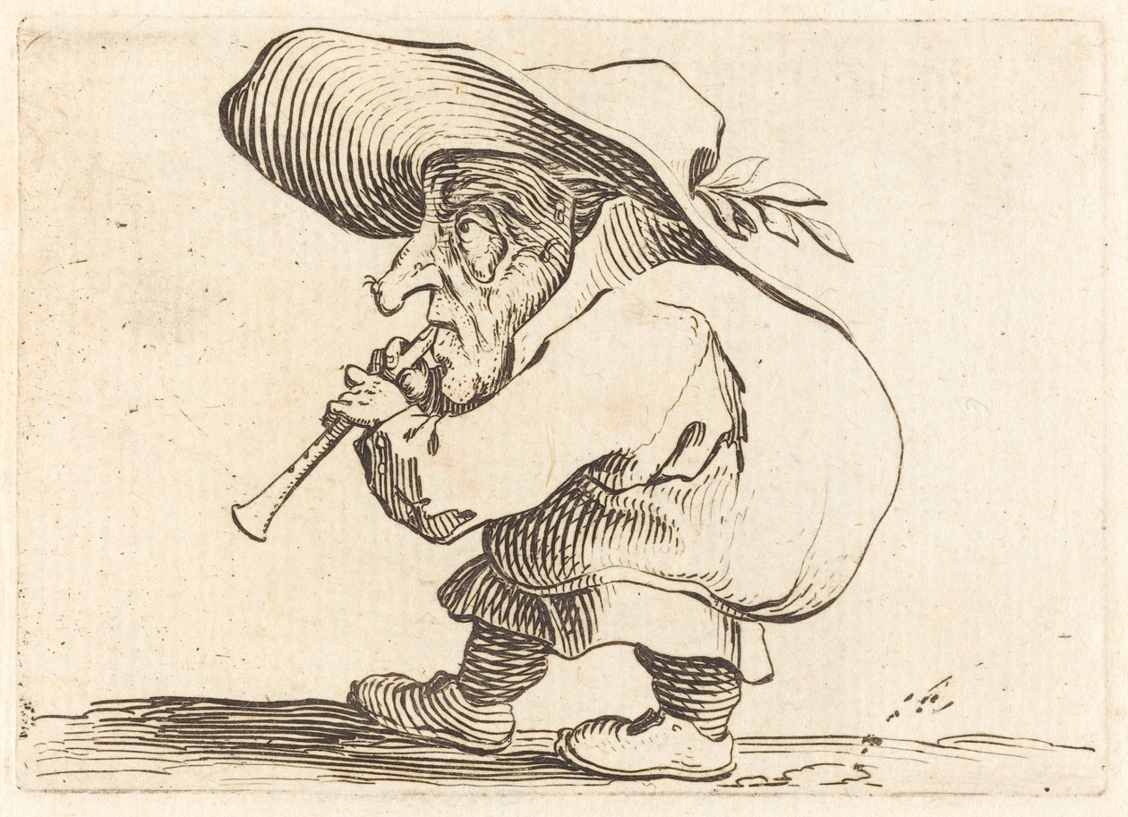 Der Flageolettspieler von Jacques Callot