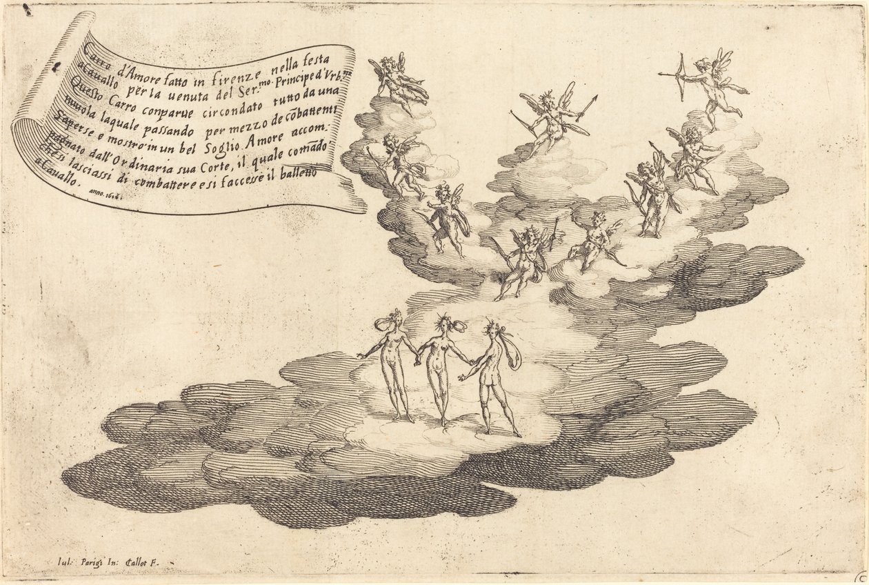 Der Liebeswagen von Jacques Callot