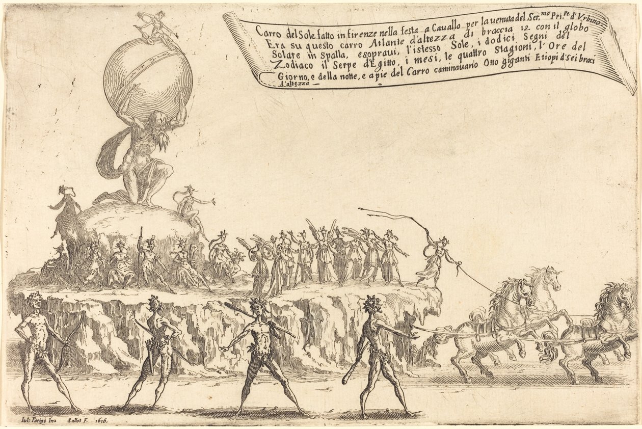Der Floß der Sonne von Jacques Callot