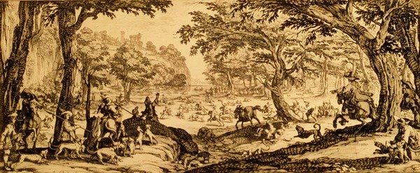 Die große Jagd von Jacques Callot