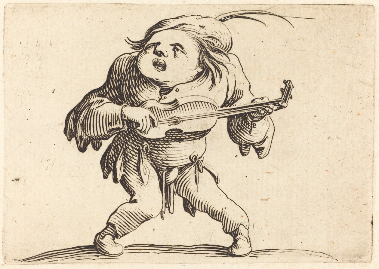 Der Gitarrenspieler von Jacques Callot