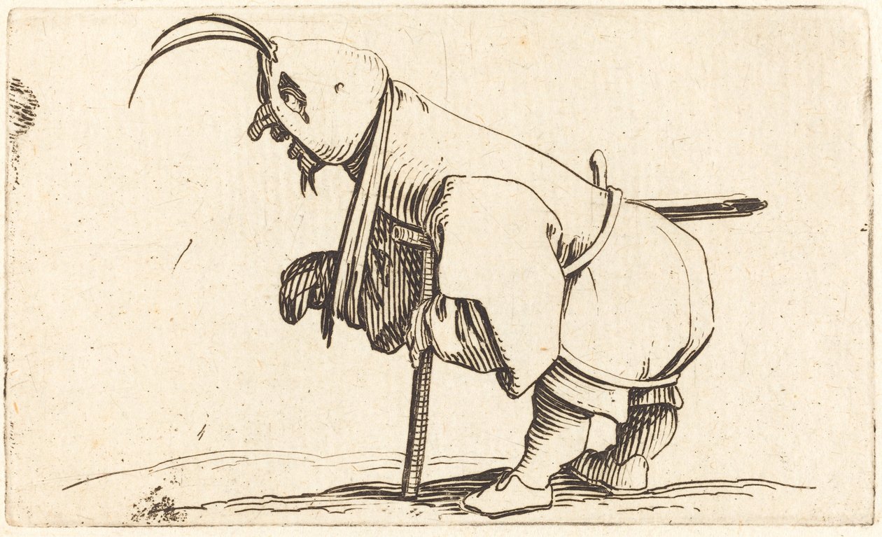 Der verhüllte Krüppel von Jacques Callot