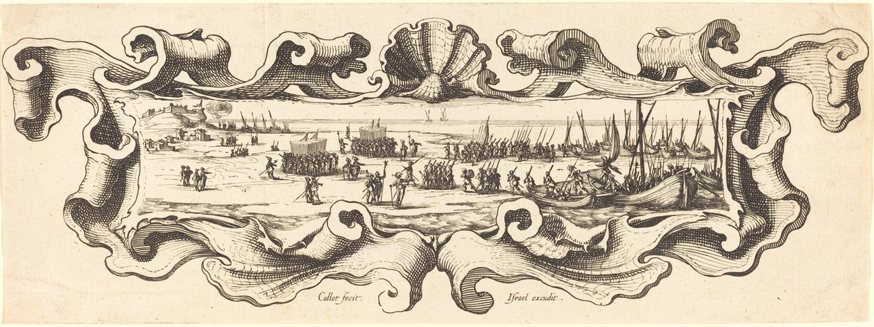 Die Landung der Truppen von Jacques Callot