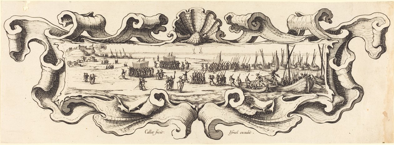 Die Landung der Truppen von Jacques Callot