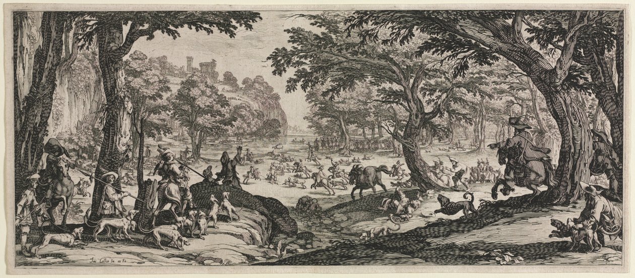 Die große Jagd von Jacques Callot