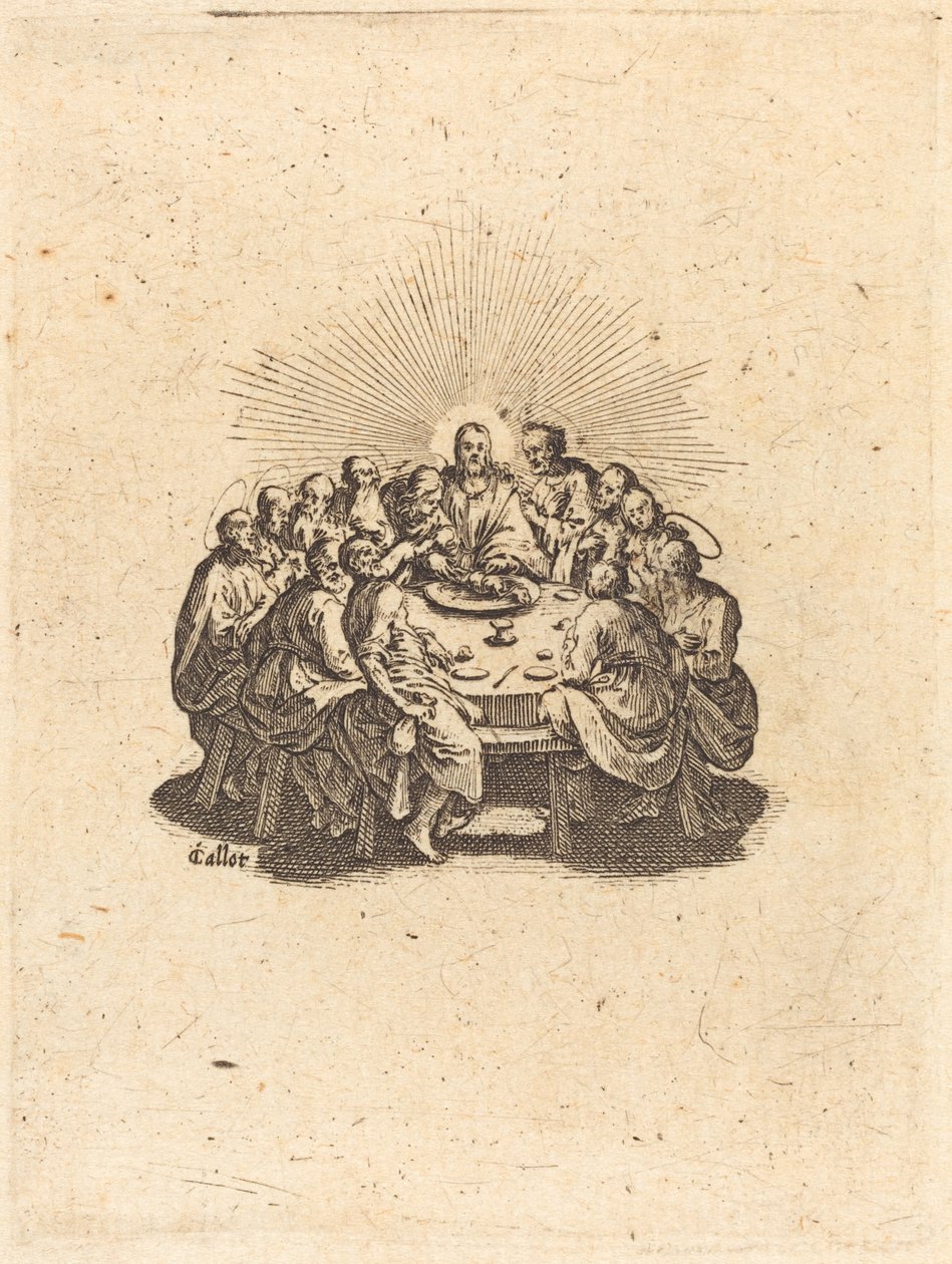 Das letzte Abendmahl von Jacques Callot