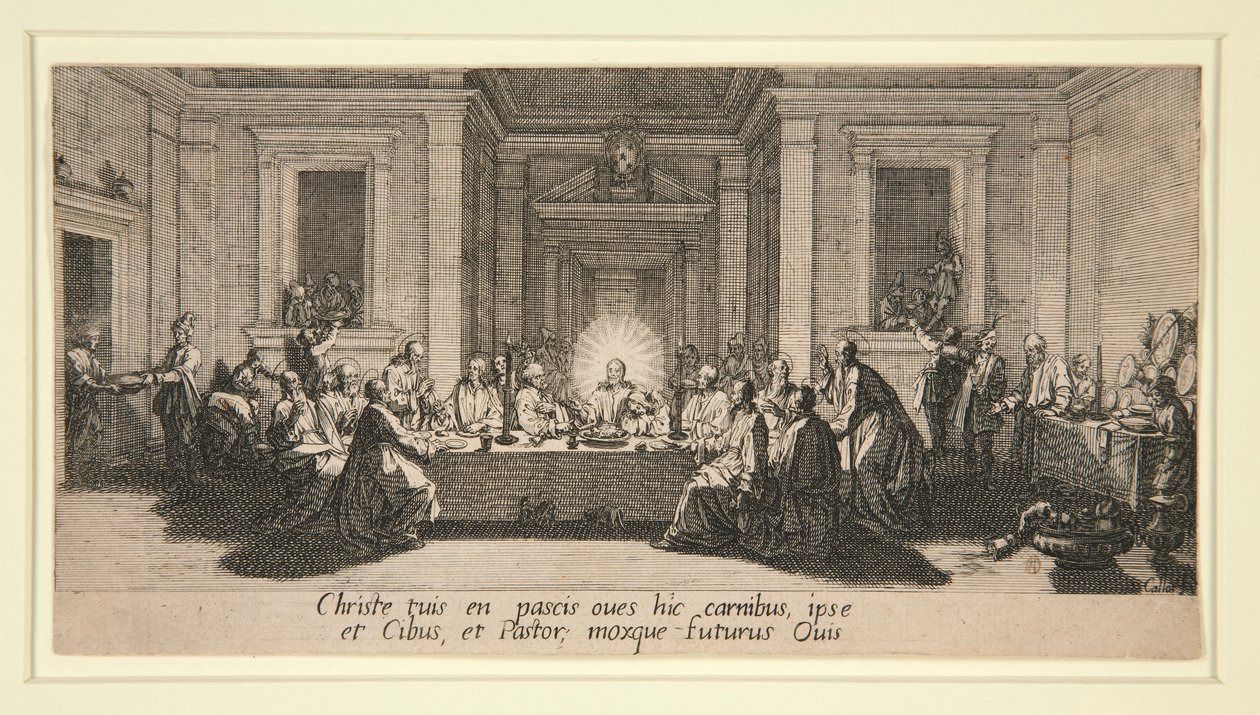 Das letzte Abendmahl von Jacques Callot