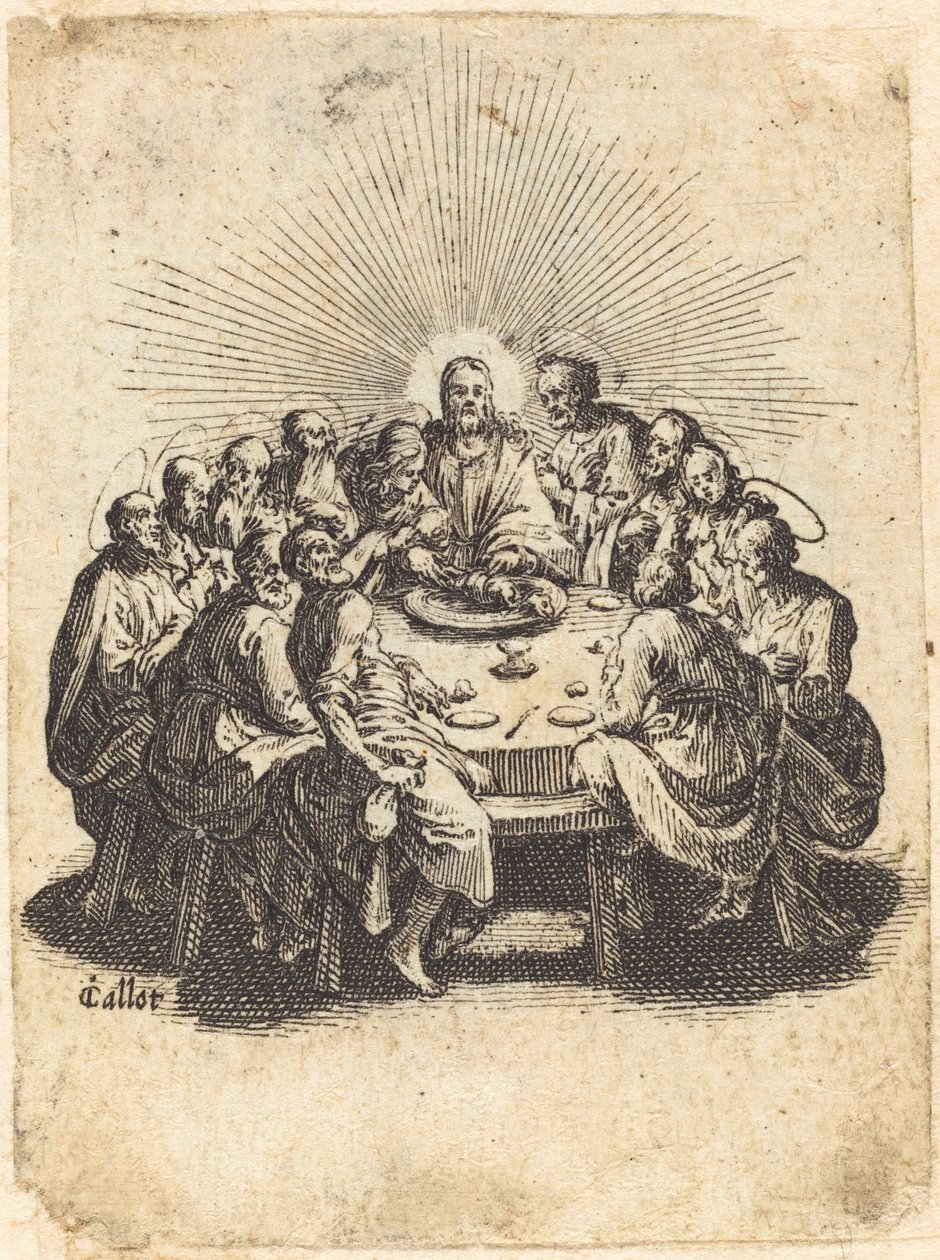 Das letzte Abendmahl von Jacques Callot