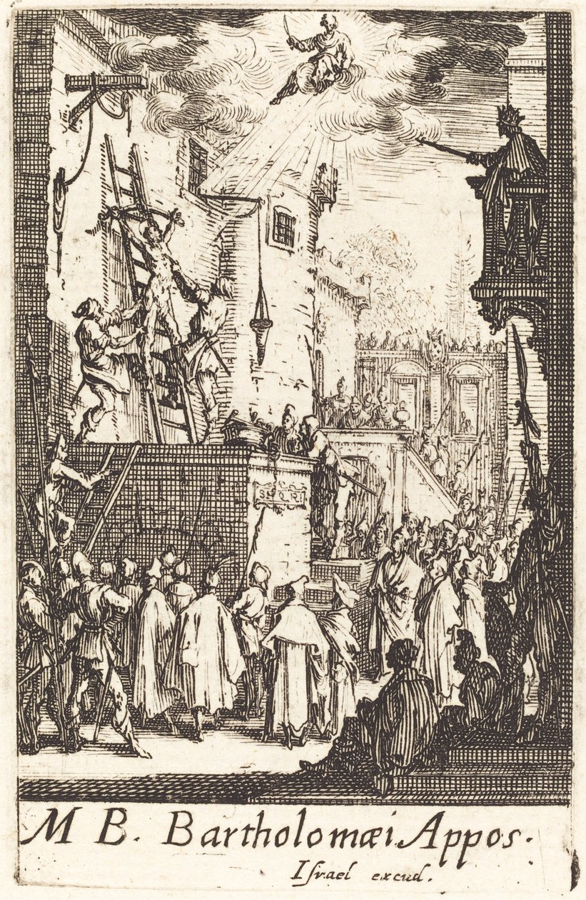 Das Martyrium des Heiligen Bartholomäus von Jacques Callot