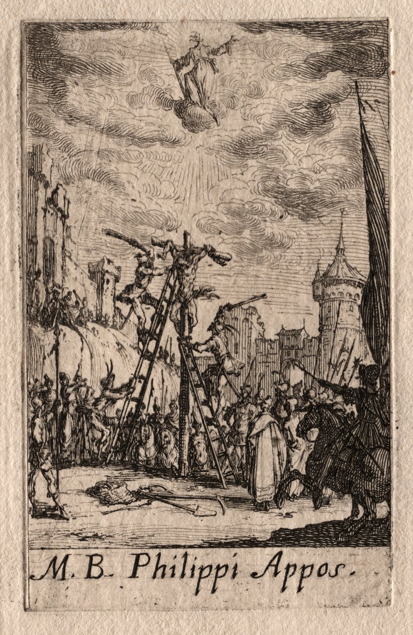 Das Martyrium der Apostel: St. Philippus von Jacques Callot