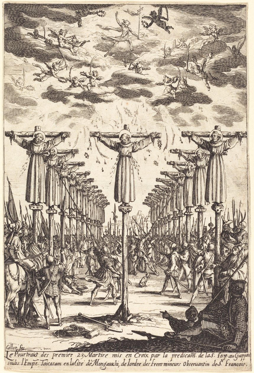 Die Märtyrer von Japan von Jacques Callot