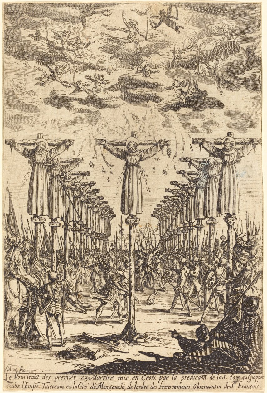 Die Märtyrer von Japan von Jacques Callot
