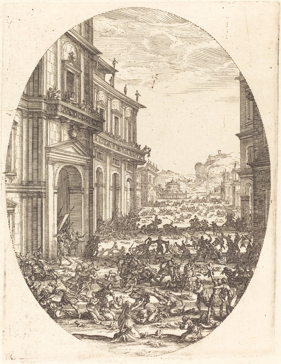 Das Massaker der Unschuldigen von Jacques Callot