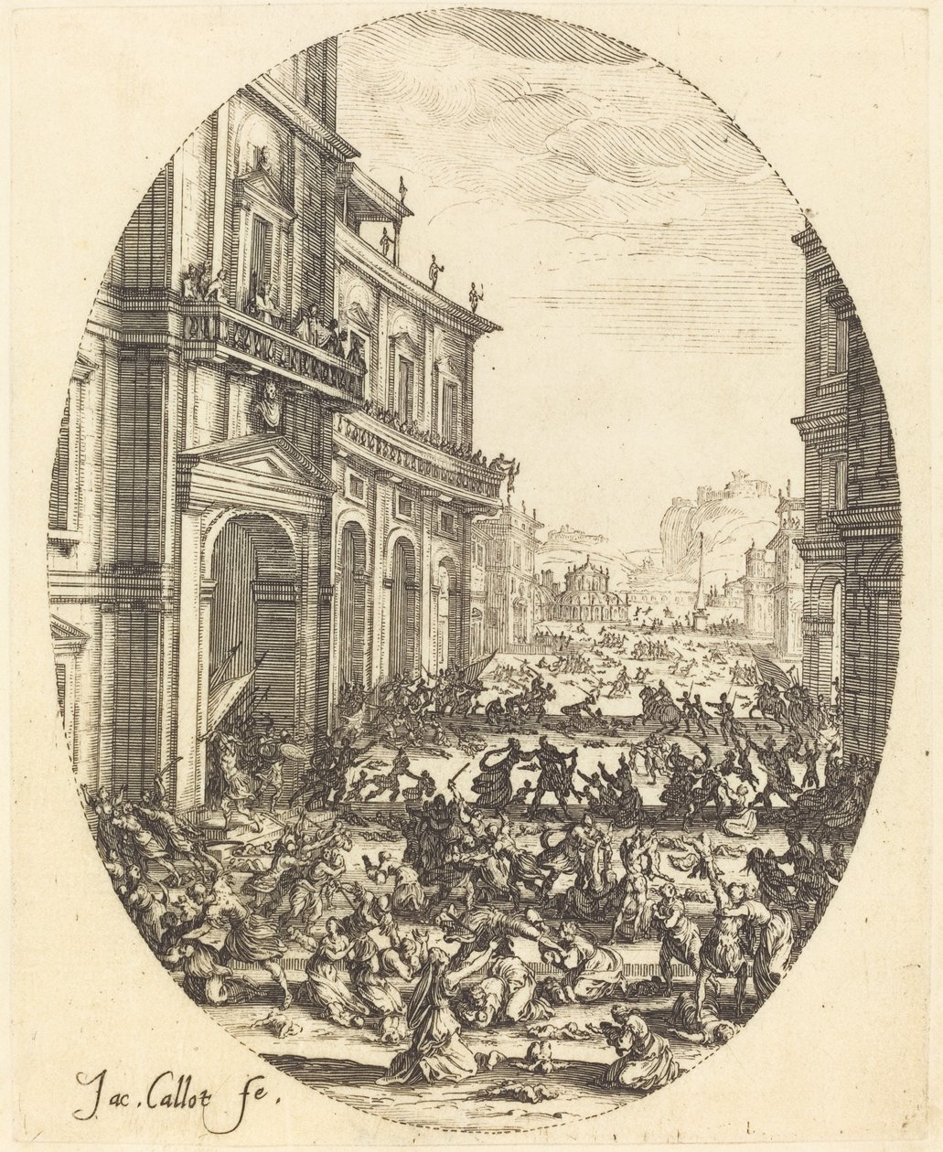 Der Kindermord, zweite Platte von Jacques Callot