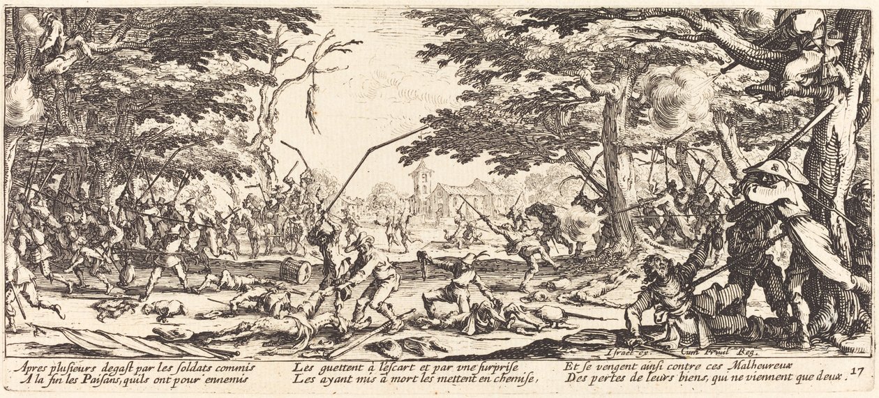 Die Bauern rächen sich von Jacques Callot