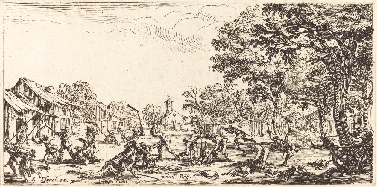 Die Rache der Bauern von Jacques Callot
