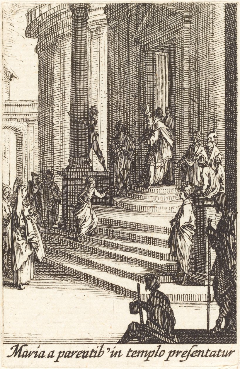 Die Darstellung der Jungfrau von Jacques Callot