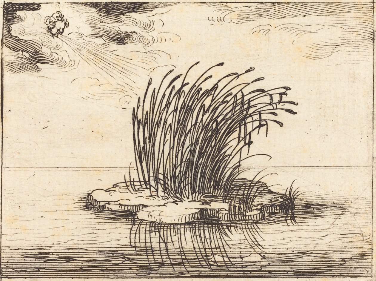 Die Schilfrohre und der Wind von Jacques Callot