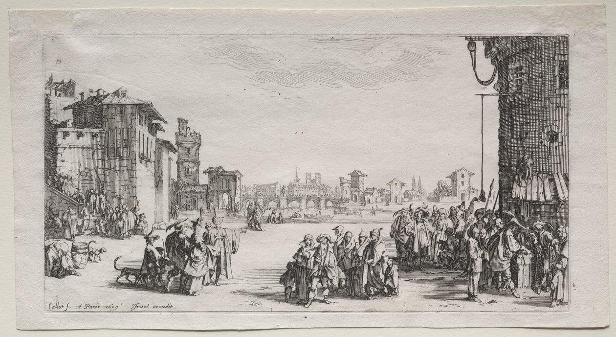 Der Sklavenmarkt von Jacques Callot