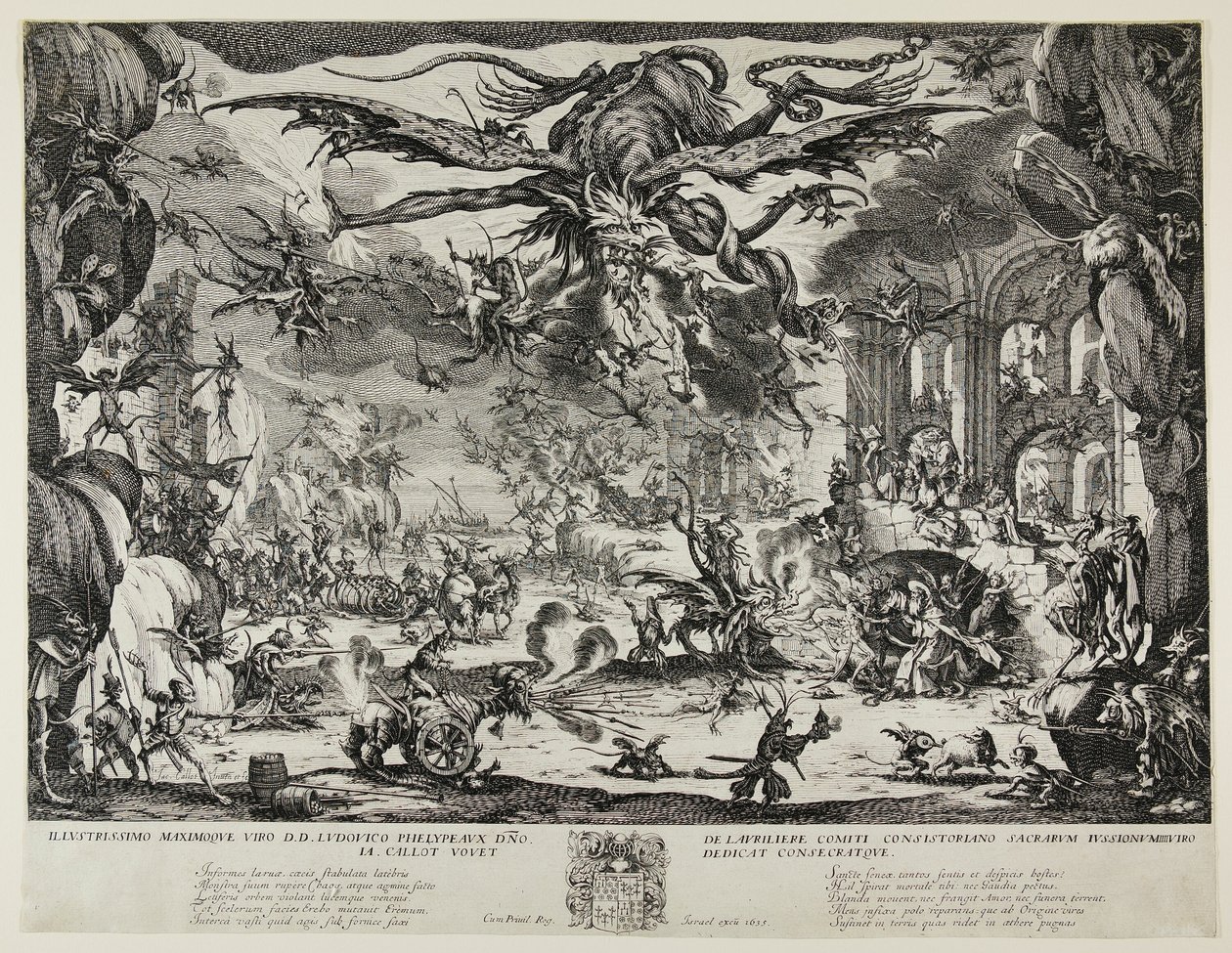 Die Versuchung des heiligen Antonius von Jacques Callot