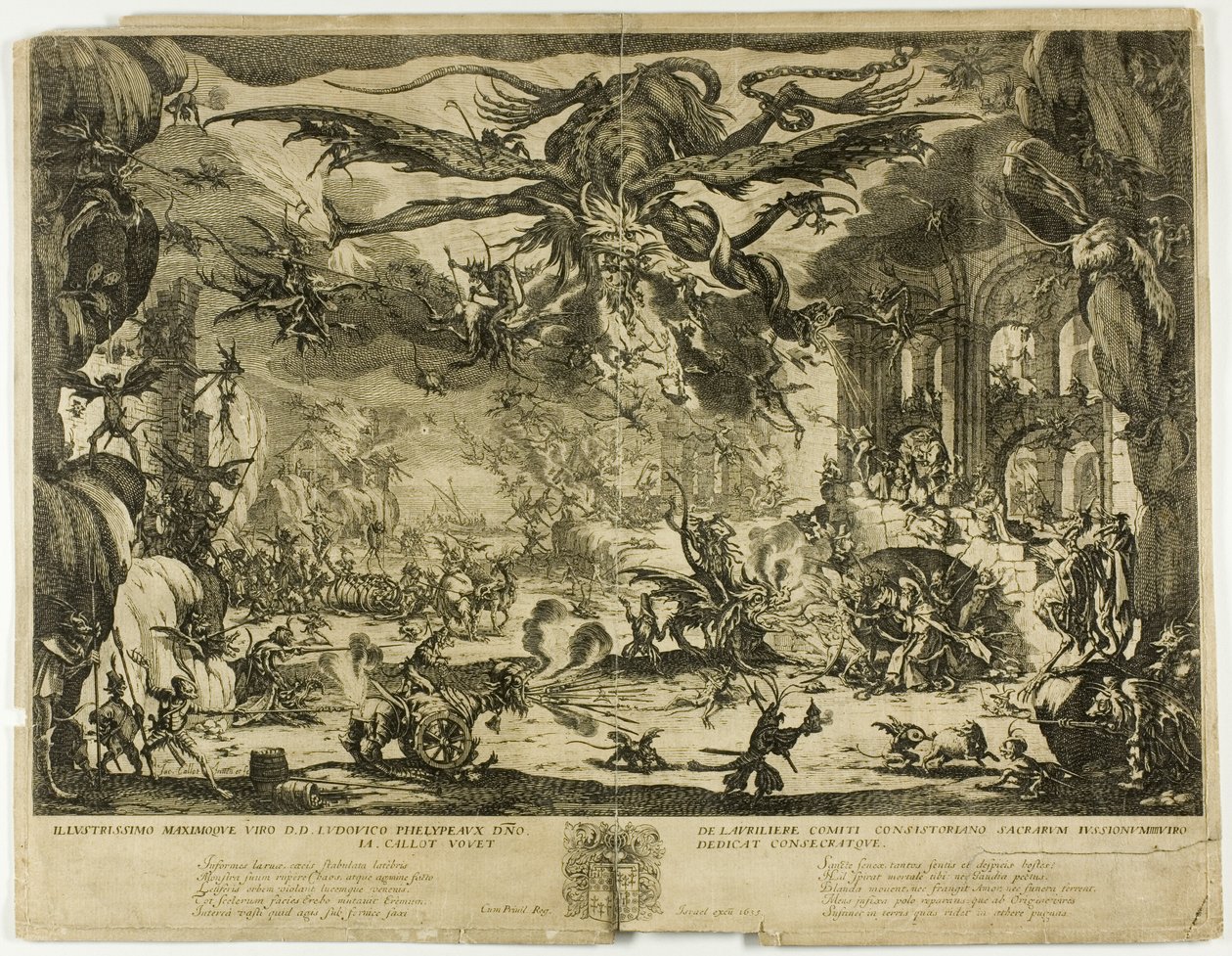 Die Versuchung des heiligen Antonius von Jacques Callot