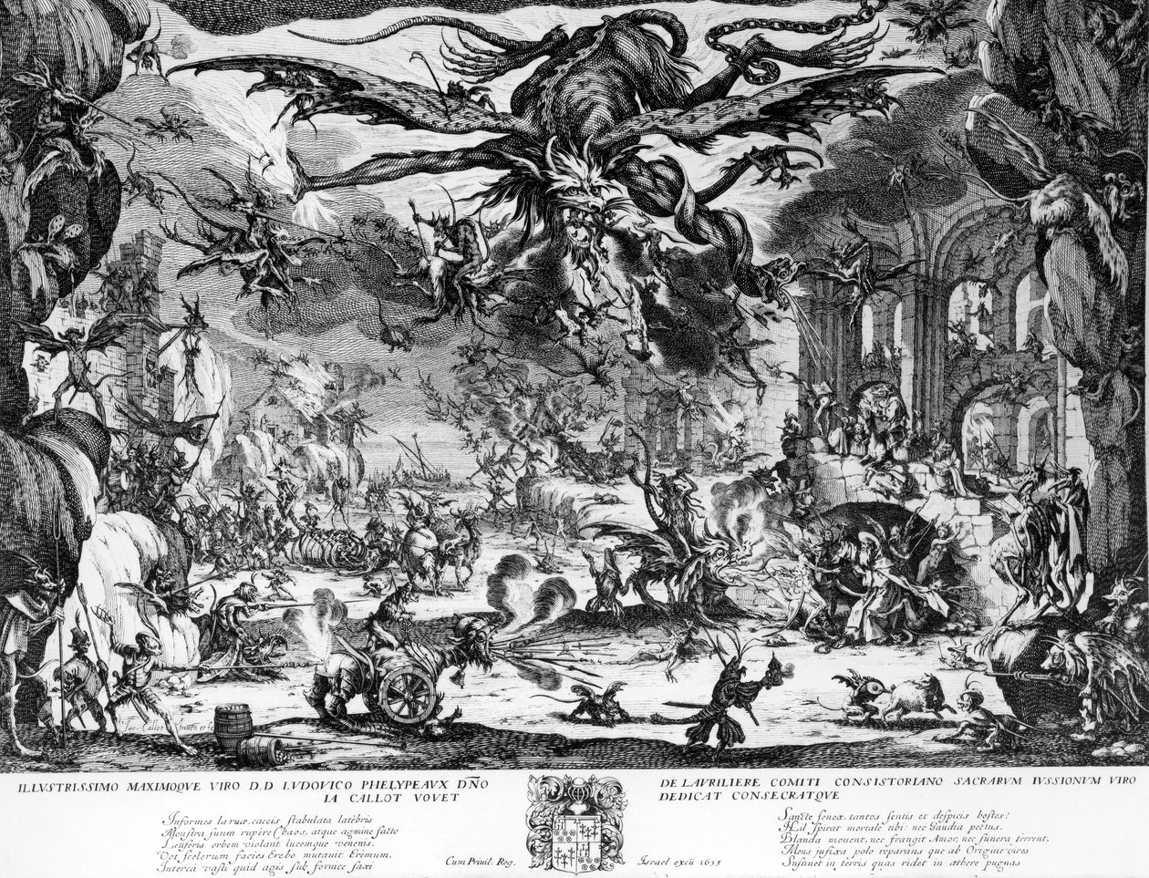 Die Versuchung des heiligen Antonius von Jacques Callot
