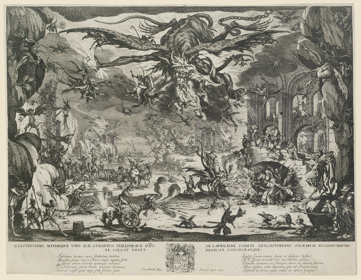 Die Versuchung des heiligen Antonius von Jacques Callot