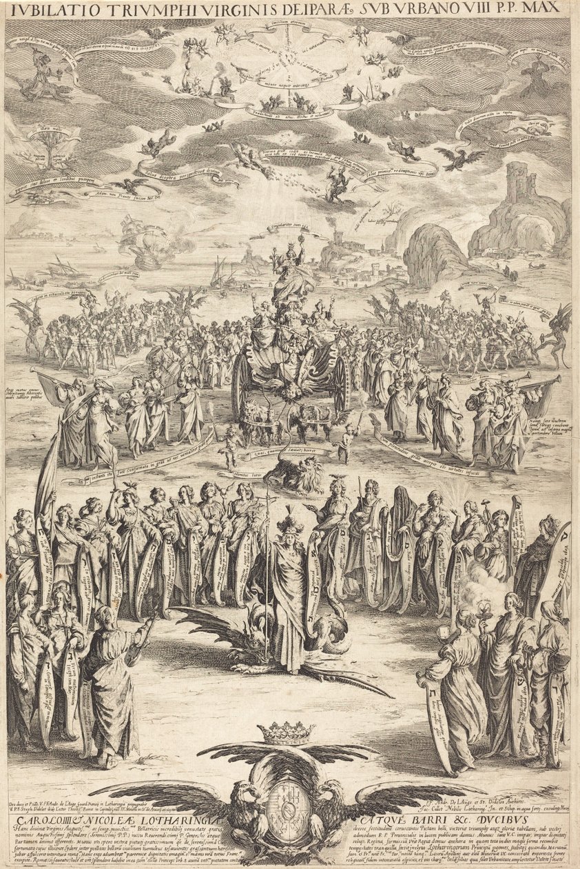 Der Triumph der Jungfrau von Jacques Callot
