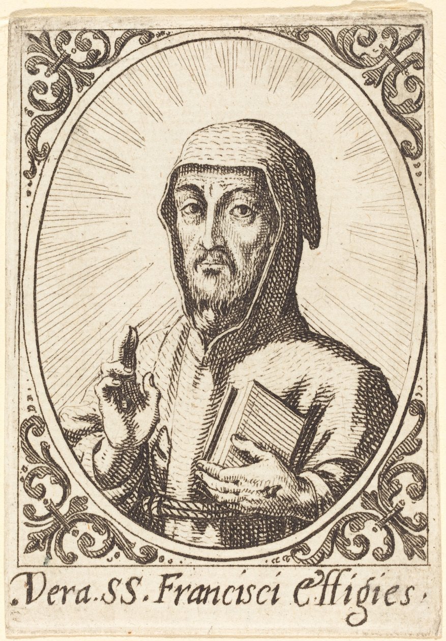 Das wahre Abbild des Heiligen Franziskus von Jacques Callot