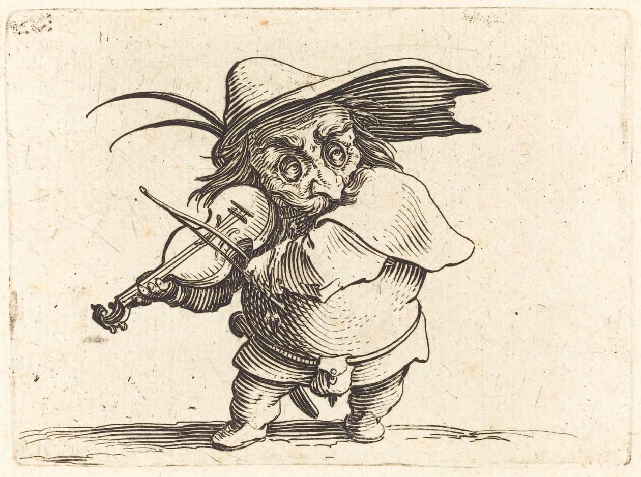 Der Geigenspieler von Jacques Callot